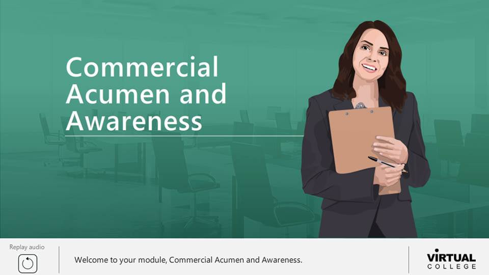 Commercial Acumen and Awareness Course Title Slide