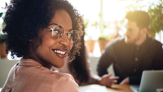 Group of professionals in a team meeting